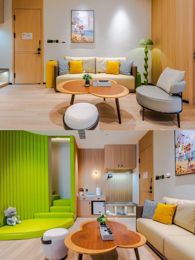 青島海景房就在五四廣場米奧米親子酒店。