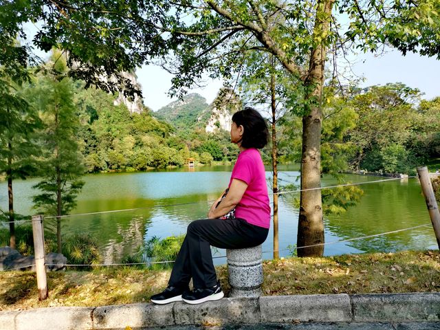 養眼養心又養人的地方——廣西柳州龍潭公園。