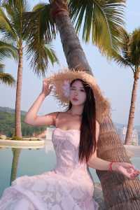 薄荷綠泳池“呢度唔係馬爾代夫，但係勝過馬爾代夫。