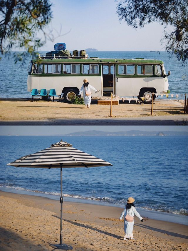 廈門黃厝沙灘 人生的浪漫 看海佔一半