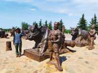 盛唐天下黃河第一橋——蒲津渡鐵牛