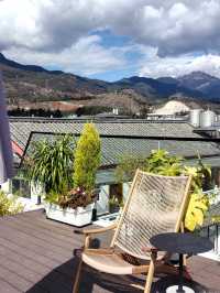 雪山下的屋頂秘境