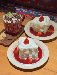 黃島限定聖誕雪人…終於吃到了!!!