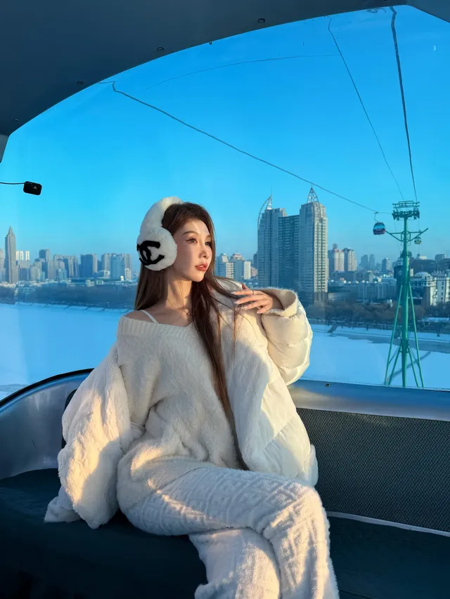 12月哈爾濱|江上城堡觀光索道美到心顫 12月哈爾濱|江上城堡觀光索道美到心顫