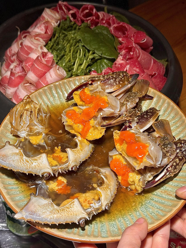 上海美食控必看！人生醬蟹+400g熟成肉部隊鍋太絕了