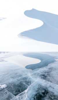 避開人潮!冬日鳴沙山月牙泉,獨享一片銀白秘境