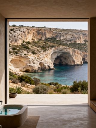 マルタ島の民宿に滞在し、子どもと一緒に地中海の宝物探しの旅へ。