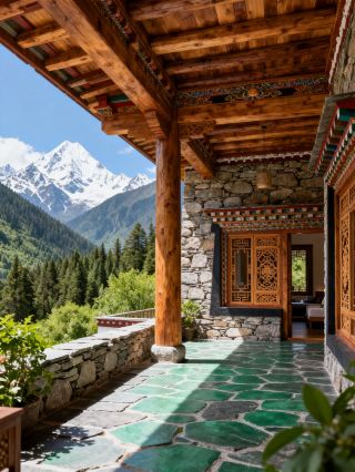Staying at the Cloud View Hotel in Danba Tibetan Village was so healing