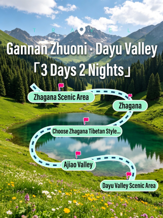 Gannan Zhuoni · Dayugou "3 days 2 nights"