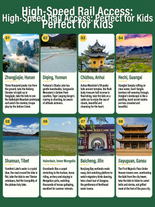 8 quiet spots to take kids on the high-speed train, tested to be stress-free and uncrowded