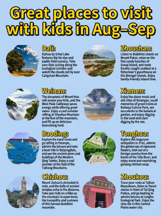 Beat the heat with kids in August: these spots are uncrowded and cool