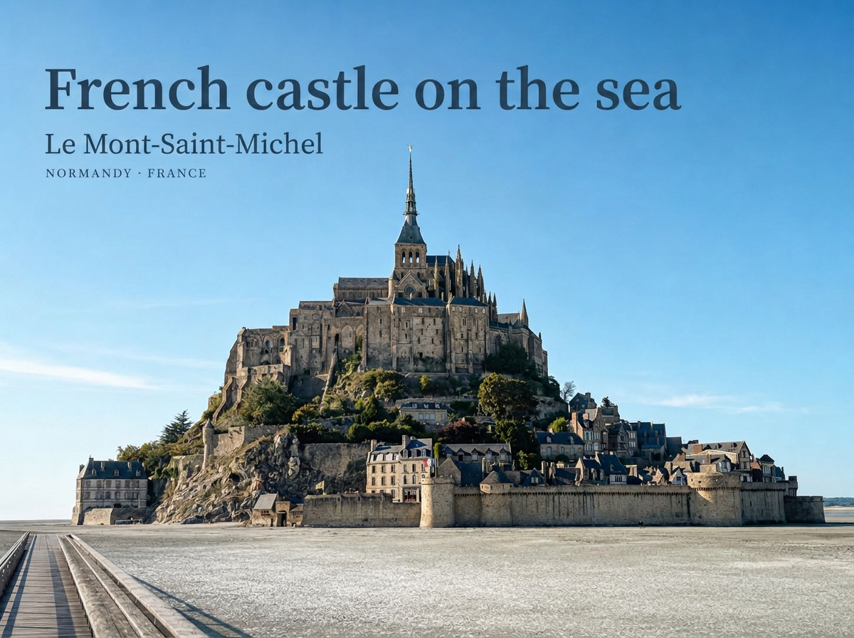 Mont Saint-Michel, France｜Recommended sightseeing order | Trip