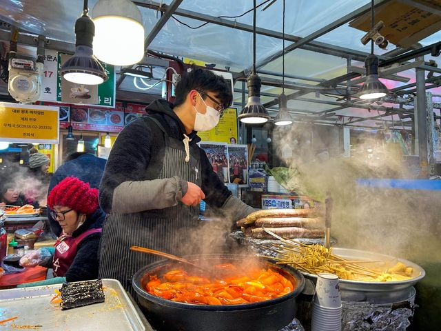 🇰🇷 廣藏市場攤檔亂入初體驗 🧑🏻‍🍳❄️