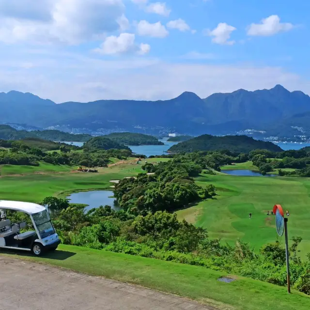 西貢隱世美景，滘西洲高爾夫球場。