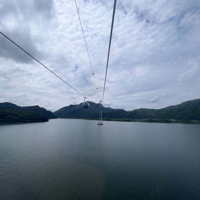 韓國 春川三岳山湖水纜車