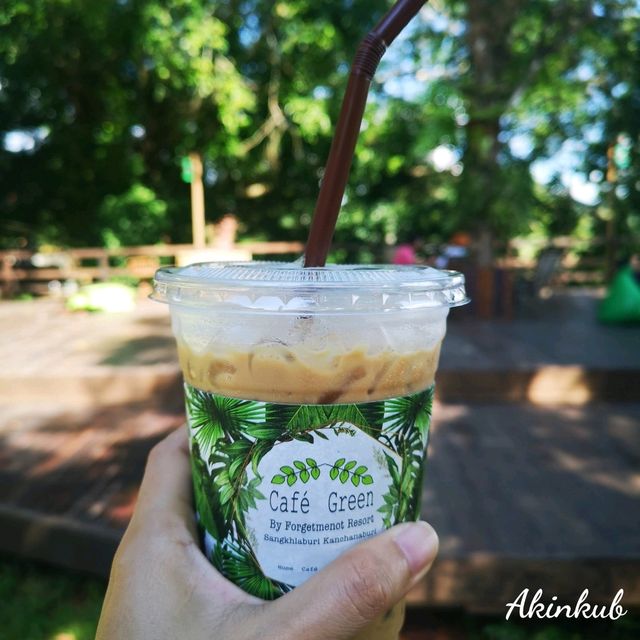 คาเฟ่กรีน วิวสะพานมอญ