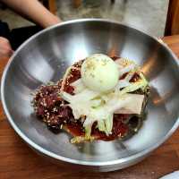 제주 아라동 맛집)미락육회막국수 - 자가제면 제주 메밀막국수 맛집