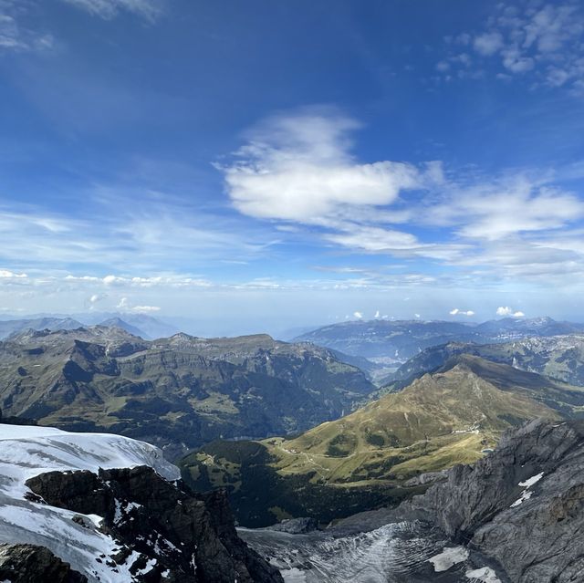 少女峰看阿萊奇冰川（Aletsch Glacier）