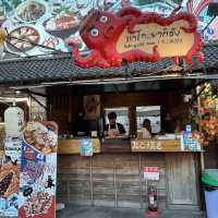 ตลาดปลาบางแสน ตลาดน่าเดิน ตกแต่งสไตล์ญี่ปุ่น