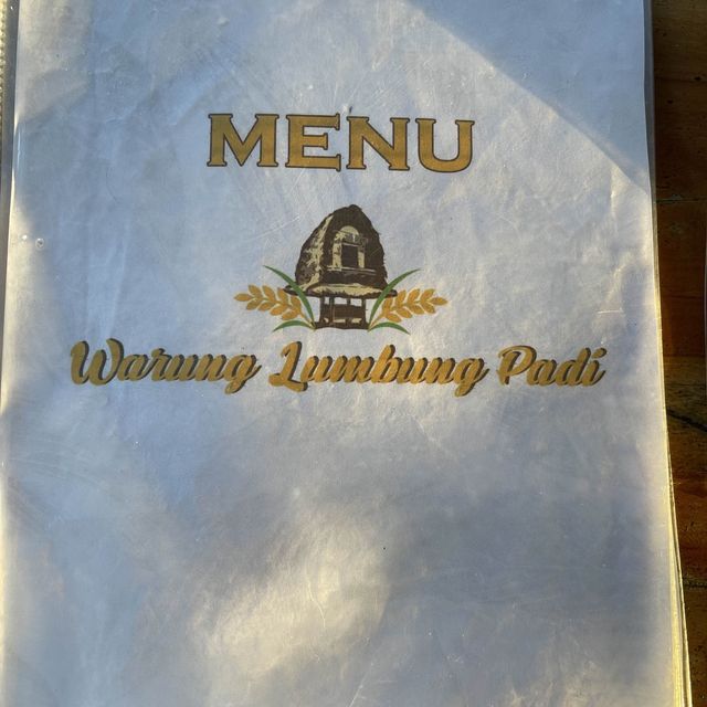 浪漫夕陽稻田晚餐 Warung lumbung padi 
