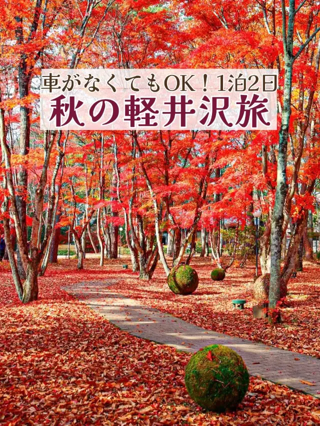 車なしで楽しめる 1泊2日秋の軽井沢旅行