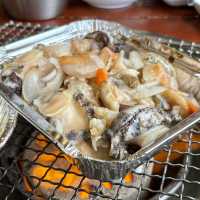 【韓国釜山・尾浦】テラスで海を眺めて豪快な貝焼きを味わう「ミポクッチブ」