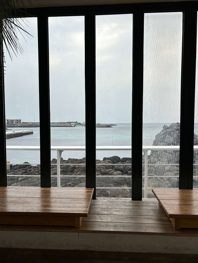 🎀🌊제주도 여행(바다전망이 예쁜 카페 우도 블랑로쉐)