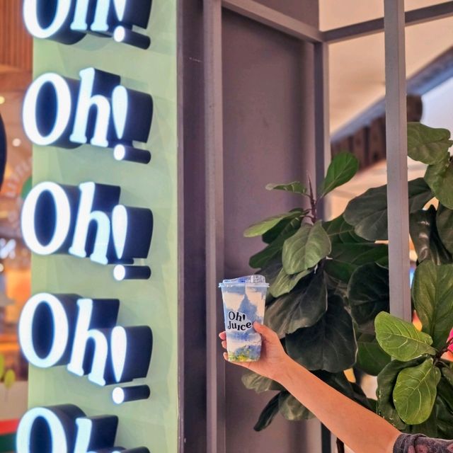 ได้มาชิมสักที #OhJuice สมูทตี้สีรูปโลก 