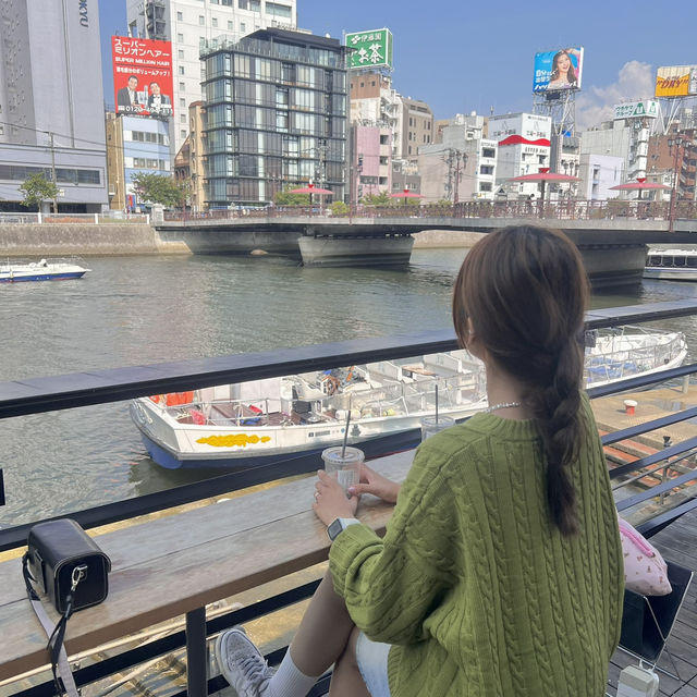 후쿠오카 나카스강뷰 숨겨진 커피맛집 