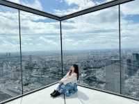 東京涉谷sky景觀台 這邊真的要大推一下！這邊可以俯瞰全東京市區盡收眼底！有樓下玻璃景觀台也有樓上露天景觀