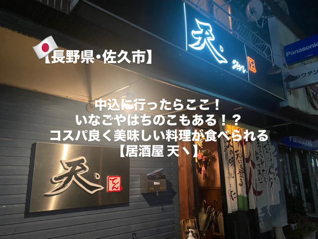 【佐久市】いなごやはちのこもある！？絶品居酒屋！