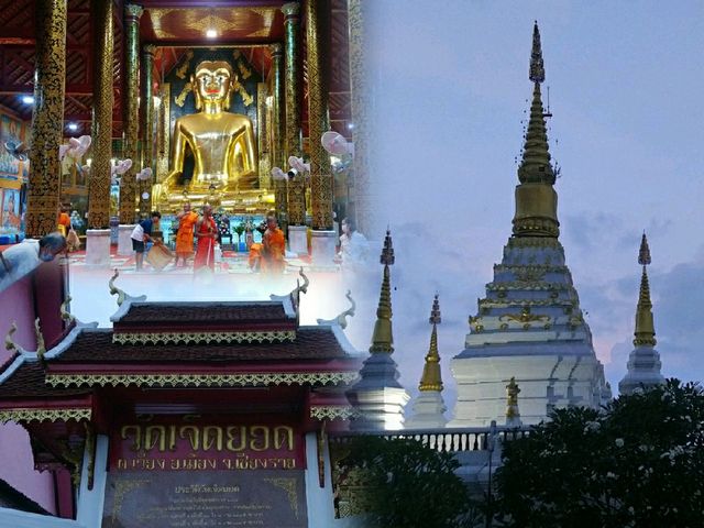 ความงามศิลปะแบบล้านนา..วัดเจ็ดยอด