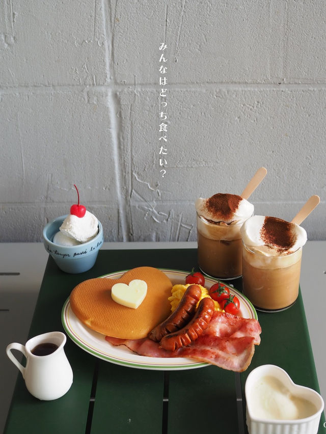 【新大久保】新登場のハートのパンケーキがかわいすぎる🫶