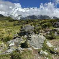 Hiking beneath the fiords