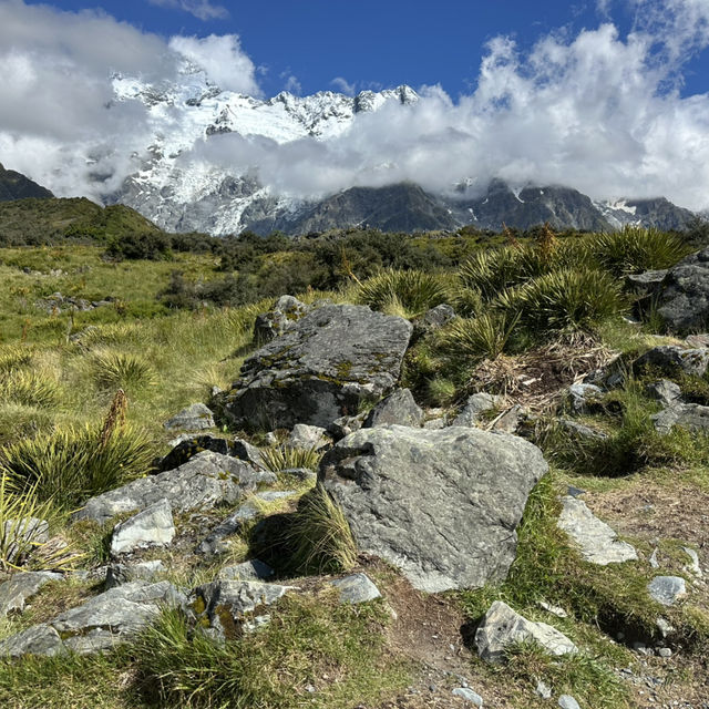 Hiking beneath the fiords