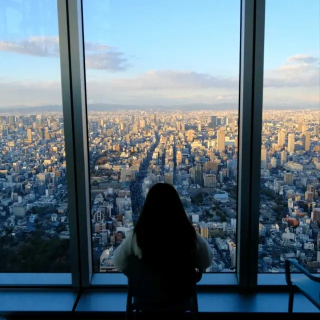 Romantic Sunset and Gourmet Journey: Exploring Abeno Harukas Observatory and Tsutenkaku Street