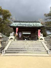 【山口観光】城下町長府の神社で開催中の｢大雛人形展｣🎎