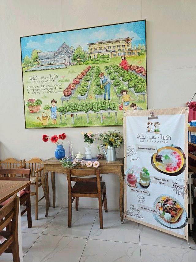 ต้นไม้และใบผัก คาเฟ่ | อัมพวา
