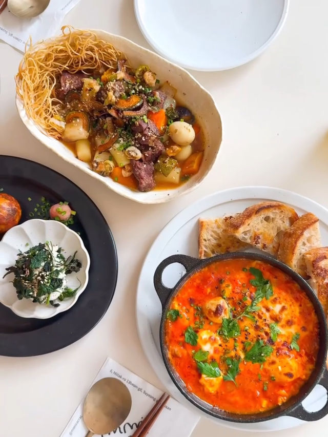 광안리 한식 퓨전 브런치 카페 미미락락🍽️🤍