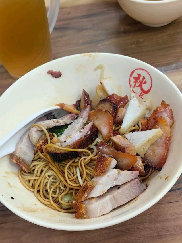 Tangkak Local favor food wan tan mee