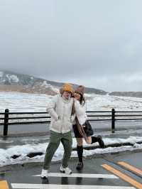 熊本阿蘇火山・草千里 狂風暴雪中的震撼體驗
