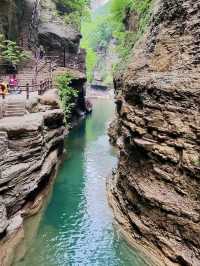 雲台山紅石峽、潭瀑峽、泉瀑峽、獼猴谷