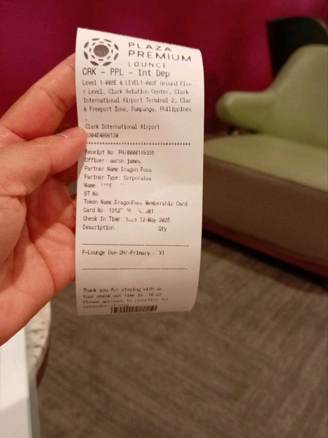 Great experience with CRK lounge 
