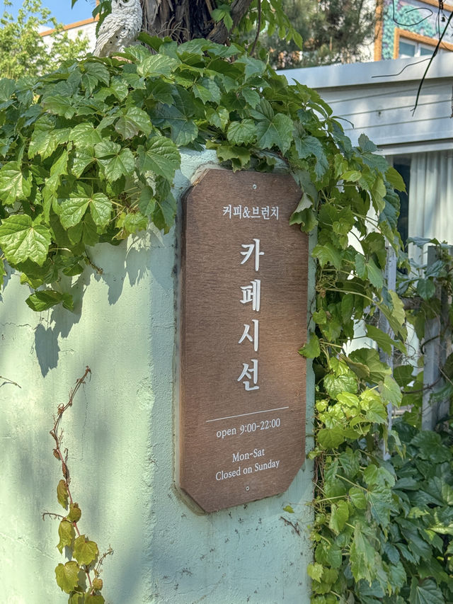 넓은 정원이 있는 감성 가득한 ’카페시선’