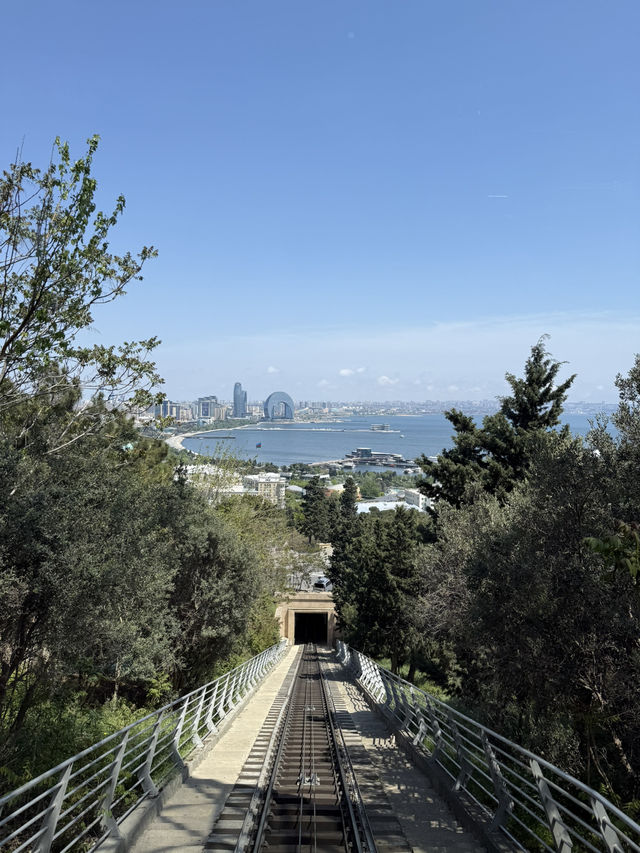 Amazing views along the Azerbaijan coast