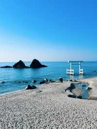 🌊【福岡隱藏版打卡景點】約會首選：夫妻岩鳥居❤️⛩️