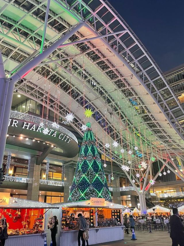 【光と味の祭典🎇】博多駅で夜も楽しむグルメ＆イルミネーション旅