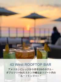 沖縄の絶景ルーフトップバー🍸