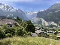 海拔1274公尺的山中小鎮溫根（Wengen）