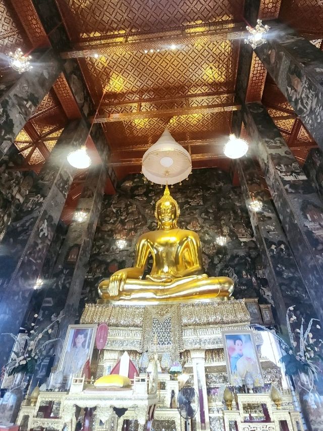Wat Suthat a 200 years old temple in Bangkok